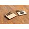 Close up of magnet on custom wooden clapperboard - Clapboard Fridge Magnet for Kitchen - Film & Movie Decor, Unique Movie Gift, Movie Decor